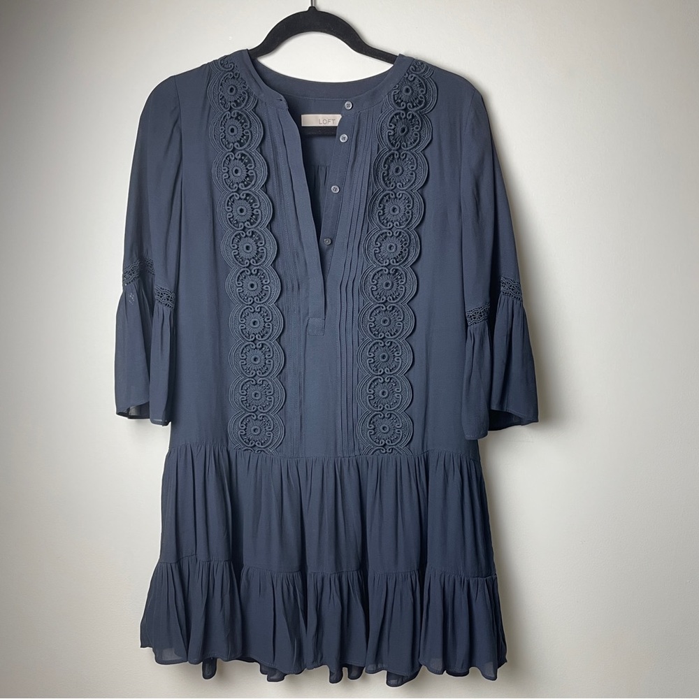 LOFT Navy Dress